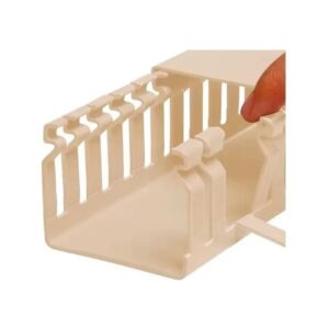 Canaleta Recorte Aberto Creme 30x30mm 2 Metros - Dutoplast