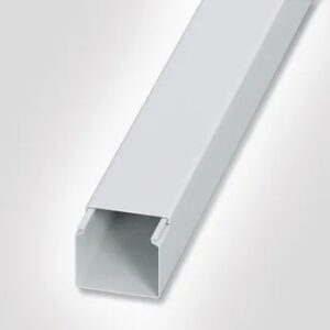 Canaleta Lisa Cinza 80x80mm 1,8 Metro - Elesys