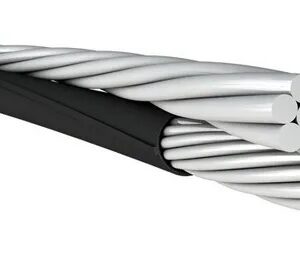 Cabo Duplex Alumínio 10mm 1kv Preto Megamax - 100 Mts