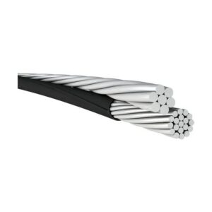 Cabo Duplex Alumínio 1kV 10mm Preto 100 Metros - Megamax