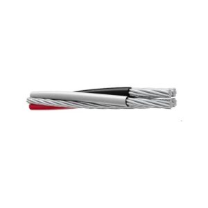 Cabo Quadruplex 1kV 10mm PT/CZ/Vermelho 100 Metros - Megamax