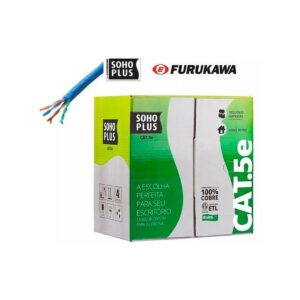Cabo de Rede Lan Cobre Cat5E 305 Metros Azul - Multilan
