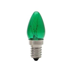 Lâmpada Chupeta 7w 220v Verde E14 - Sadokin