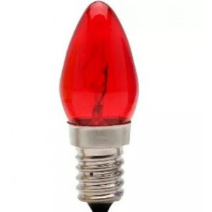 Lâmpada Chupeta 7w 220v Vermelha - Brasfort