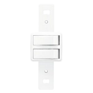 Conjunto Sem Placa 2 Interruptor Simples 0603 - Fame Blanc