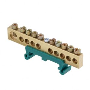 Barramento Terra 10 Terminais Verde Sbt10t - Steck