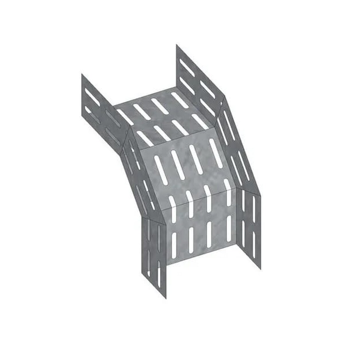 Curva Vertical Externa Perfurada 90° 200x50mm Para Eletrocalha
