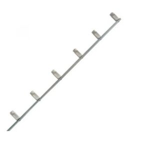 Haste de Aluminio Chata Com 6 Isoladores Intelbras