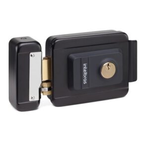 Fechadura Eletrica Cilindro Ajustavel FX2000 AJ PT Intelbras