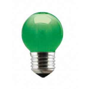 LAMP BOLINHA GE 15W X 127V VERDE