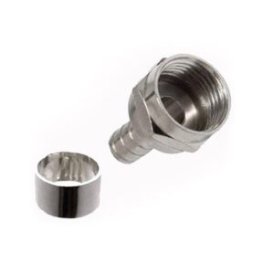 Conector RG59 Crimpar 100 Peças Conectech