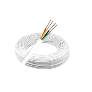 Cabo Alarme 50/04 Vias Com 100Mts Cobre Branco Frapa