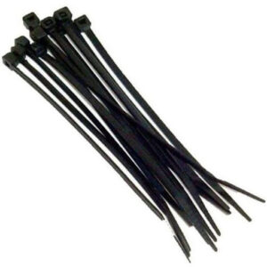 Abraçadeira Nylon 150x2,5mm Preta 100 Unidades - Brasfort