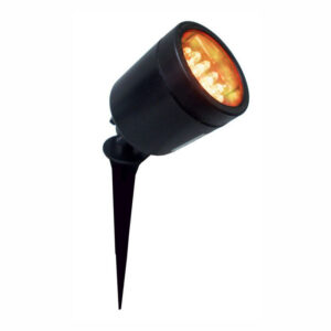 Espeto Para Jardim Com Led Ambar Bivolt - Dni Cor da luz:Branco-quente/Preto;Voltagem:110V/220V