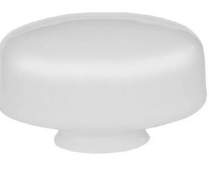 Globo Vidro Drops B12 Leitoso - Joanto