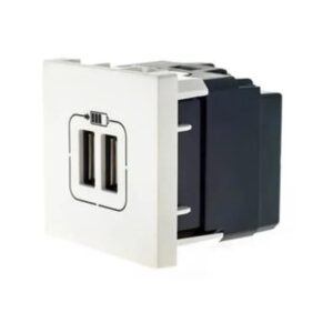 Módulo 2 Tomada Usb Branca - 615089bc Pial Plus+