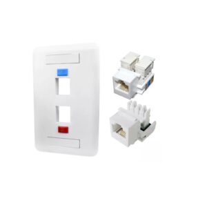 Espelho Plastico 4x2 Para 2 Femeas RJ45 LCS2 Linkeo Legrand