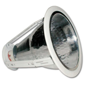 Refletor de Embutir Branco Aluminio 5.0 Com Vidro - Startec