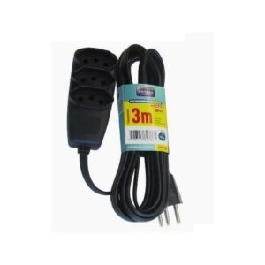 Extensão Sort Econ Pp 3x0,75mm 3Mts 3 Tomadas DN1786 Daneva