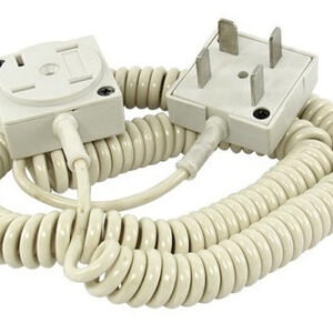 Extensão Para Telefone Espiralada 5Mts Marfim