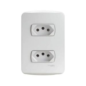 Conjunto 4x2 2 Tomada 2p+t De 10a Branca - S3b60440 Miluz