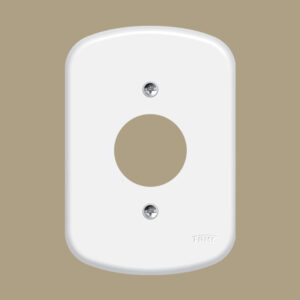 Placa 4x2 F5 840 - Fame Blanc