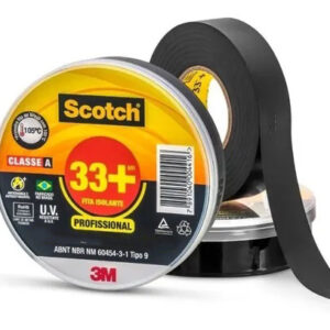 Fita Isolante Anti-chama Scotch 33+ 20 Metros - 3m