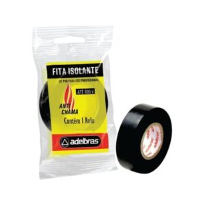 Fita Isolante Antichama 5 Metros Preta - Adelbras