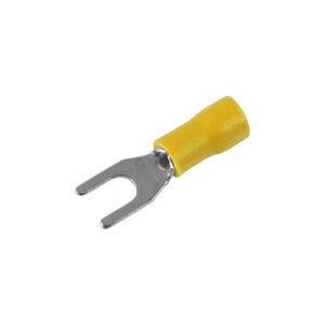 Terminal Pre Isolado Forquilha M06 Amarel - Penzel/eletrokit