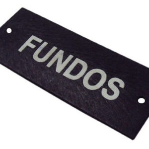 Placa Residencial Fundos