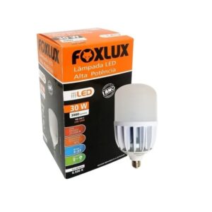 Lâmpada De Led Bulbo 30w Branco - Frio (6500k) - Foxlux