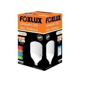 Lâmpada De Led Bulbo 40w Branco - Frio (6500k) - Foxlux