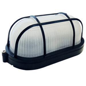 Luminaria Tartaruga Aluminio Preta 17.21 - Foxlux