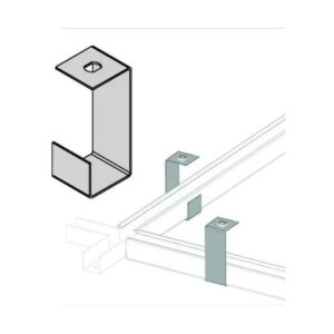 Gancho Curto Para Perfilado 38x38mm