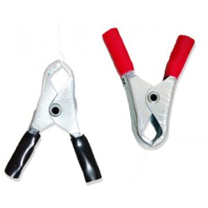 Garra Para Bateria 30A Com 10 Vermelha/Preta - Ueda