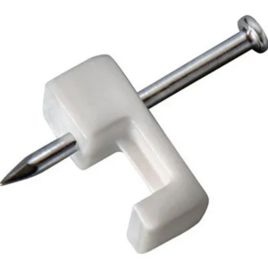 Grampo Para Fixação de Fio 10/12 Branco Cartela - Elo