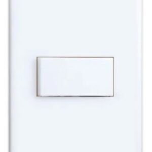 Conjunto 4x2 Interruptor Simples Horizontal Branco - 6511 Al