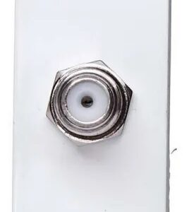 Conjunto 4x2 Tomada Tv Coaxial Branca - 6530 Alumbra Siena
