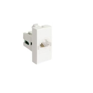 Conjunto 4x2 Tomada Tomada Rj11 4 Vias Branca - 6565 Alumbra