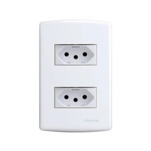 Conjunto 4x2 2 Tomada 2p+t 10a Branca - 6083 Alumbra Siena
