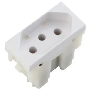 Módulo Tomada 2p+t 10a Branca - 6079 Alumbra Siena