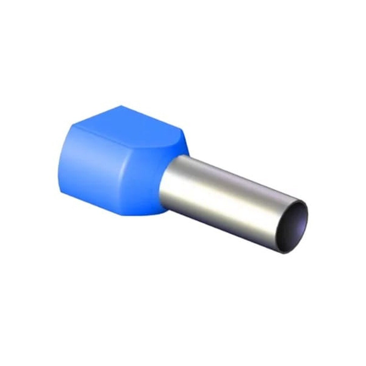 Terminal Pre Isolado Ilhos Duplo 2,5mm Azul - Penz/eletrokit