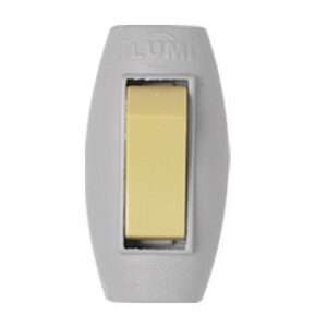 Interruptor 1/2 Fio Cinza 1649 - Ilumi