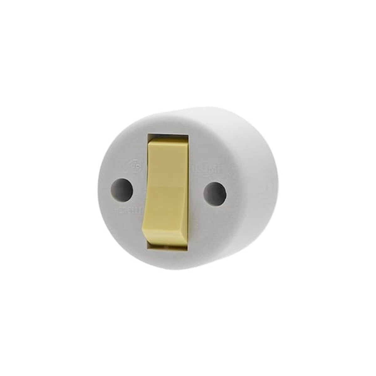 Interruptor Externo Simples Redondo Cinza 0222 - Fame