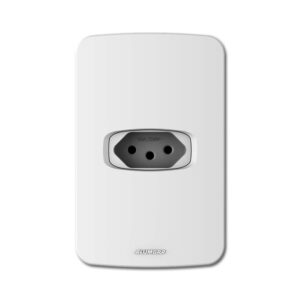 Conjunto 4x2 Tomada 2p+t 20a Branco - 85334 Alumbra Gracia