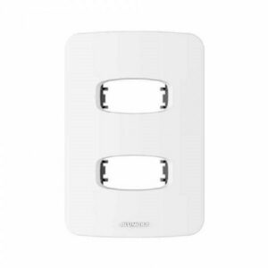 Placa 4x2 2 Postos Gracia Maxx Branca