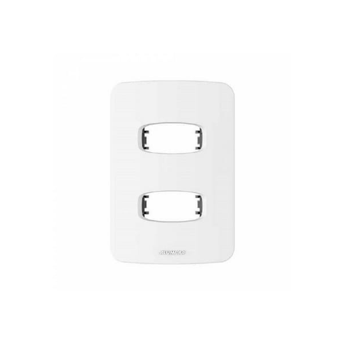 Placa 4x2 2 Postos Separados 85667 Gracia Maxx Branca