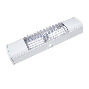 Luminaria Para Lâmpada Compacta Dupla Branca - SlimFluor