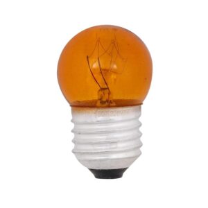 Lâmpada Bolinha 7w 110v Ambar E27 - Sadokin