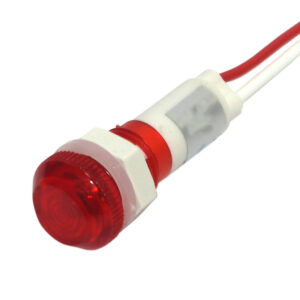 Lâmpada Olho De Boi Com Rabicho 110v Vermelha - Jng